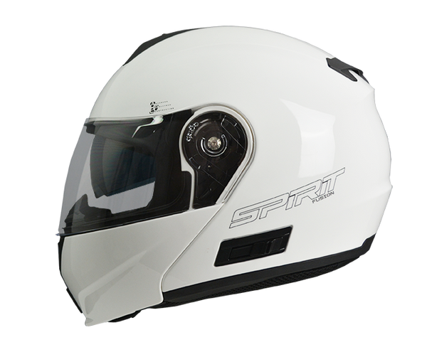 White biker hot sale helmet